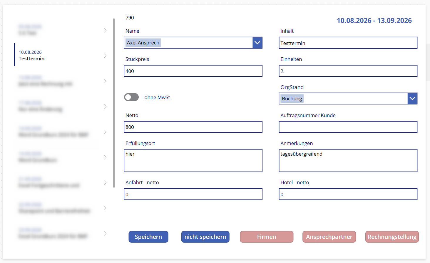 Bearbeitungsfenster PowerApps